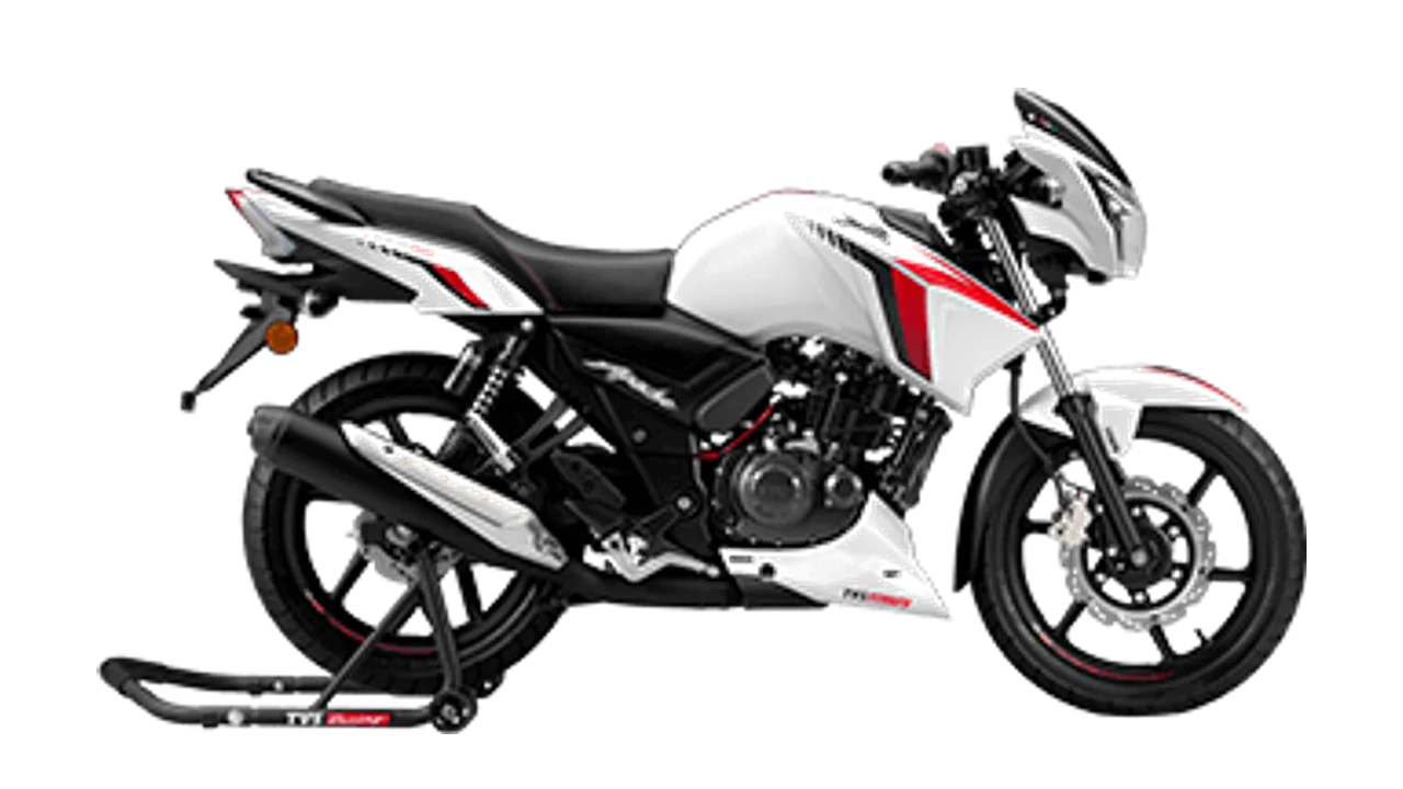 TVS Apache RTR 160 motorcycle, right side view